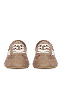 Gino Rossi - GINO ROSSI Sneakersy EO-V2313-05 Brązowy. Kolor: brązowy. Materiał: zamsz, skóra #5