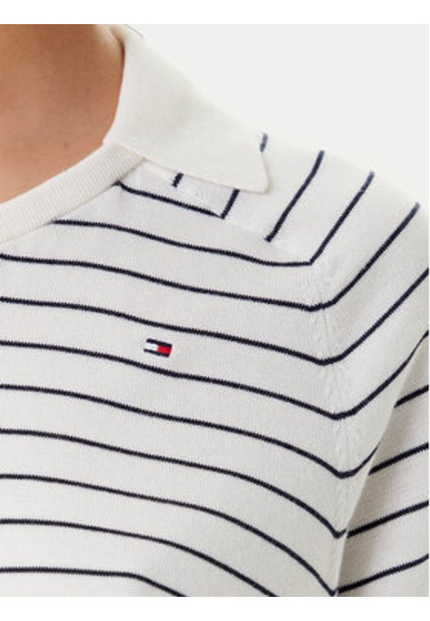 TOMMY HILFIGER - Tommy Hilfiger Polo WW0WW45694 Granatowy Regular Fit. Typ kołnierza: polo. Kolor: niebieski. Materiał: bawełna