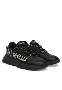 Just Cavalli Sneakersy 80QA3SH1 ZPC21 Czarny. Kolor: czarny. Materiał: skóra #5