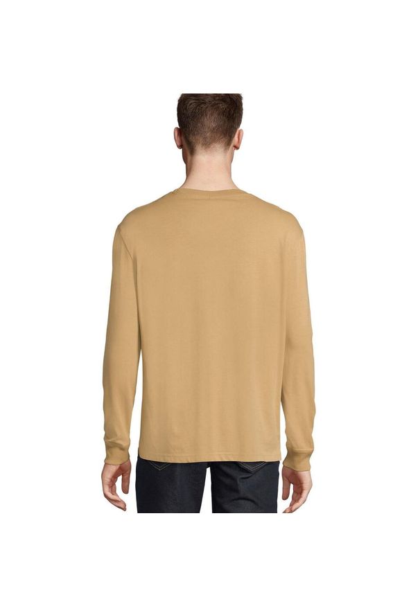 SOL'S - Koszulka Z Długim Rękawem Unisex Pioneer Dla Dorosłych. Kolor: beżowy. Długość rękawa: długi rękaw. Długość: długie