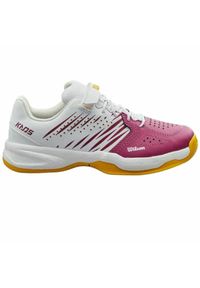 Buty dziecięce do tenisa Wilson Kaos 2.0 QL 38111 Biały. Kolor: biały. Materiał: syntetyk, materiał. Sport: tenis