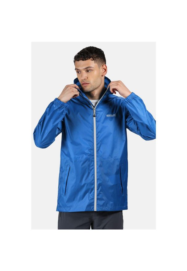 Regatta - Kurtka trekkingowa męska Pack It Jacket III kieszonkowa. Kolor: niebieski