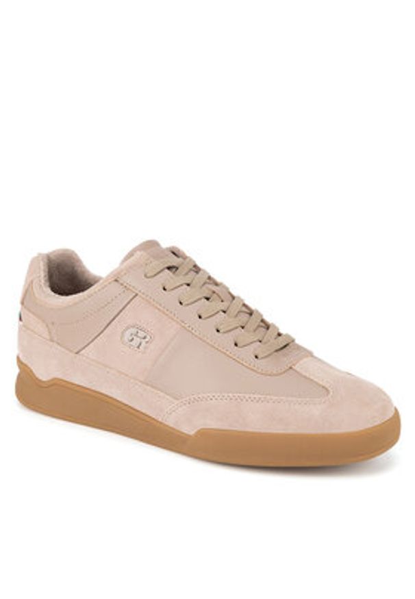 Gino Rossi Sneakersy CARLO-01 124AM Beżowy. Kolor: beżowy. Materiał: skóra, zamsz