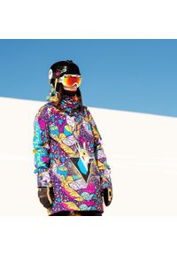 GAGABOO - Damska kurtka snowboardowa Psycho Deer M/L. Kolor: wielokolorowy. Sport: snowboard