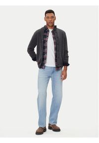 Barbour Kardigan Essential Elbow-Patch MKN0731CH51 Szary Regular Fit. Kolor: szary. Materiał: wełna #4