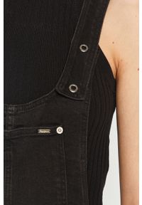 Pepe Jeans - Sukienka jeansowa Aspen. Okazja: na co dzień. Kolor: czarny. Typ sukienki: proste. Styl: casual #3