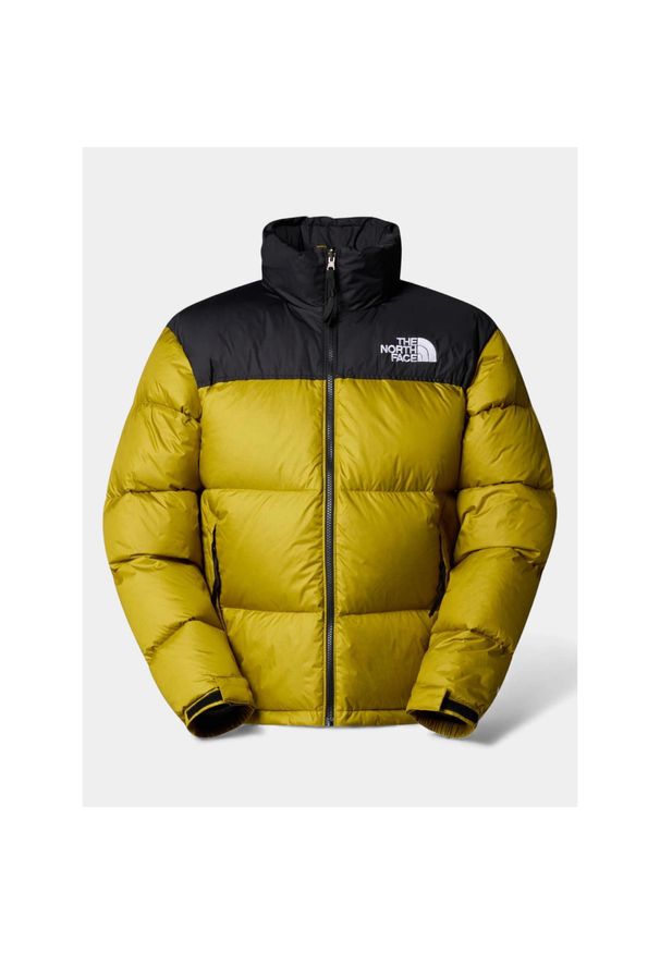 Kurtka Puchowa Męska The North Face M 1996 Retro Nuptse. Kolor: zielony, czarny, wielokolorowy. Materiał: puch. Sport: wspinaczka, turystyka piesza