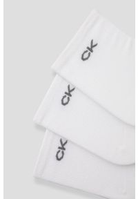 Calvin Klein Skarpetki (3-pack) męskie kolor biały. Kolor: biały #2