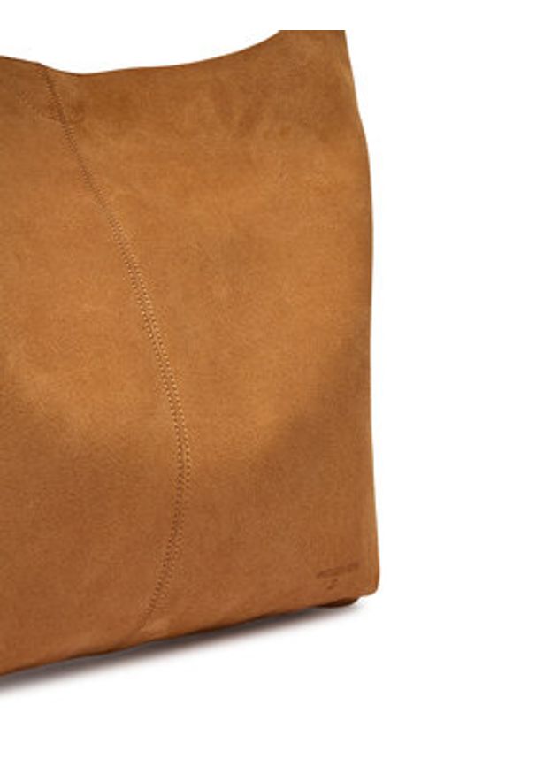 Patrizia Pepe Torebka 8B0321/L153-B878 Brązowy. Kolor: brązowy. Materiał: zamszowe, skórzane