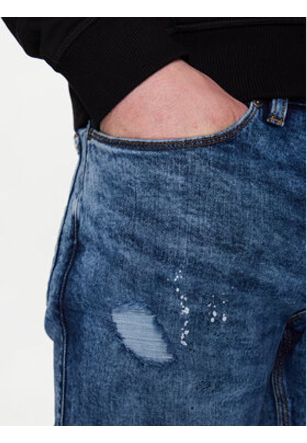Hugo Jeansy 50483972 Niebieski Slim Fit. Kolor: niebieski