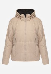 Renee - Czarna Pikowana Kurtka Dwustronna Wykończona Sznurkami Atitoria. Okazja: na co dzień. Kolor: czarny. Materiał: jeans. Styl: casual, klasyczny #8