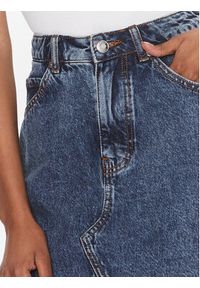 Hugo Spódnica jeansowa Getina 50507934 Granatowy Regular Fit. Kolor: niebieski. Materiał: bawełna