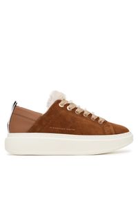 Sneakersy Alexander Smith. Kolor: brązowy