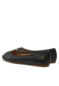 Lauren Ralph Lauren - LAUREN RALPH LAUREN Baleriny Jayna 802951489001 Czarny. Kolor: czarny. Materiał: skóra #3