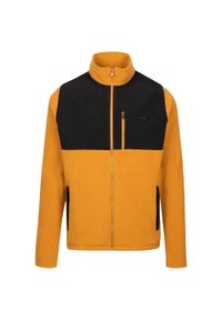 TRESPASS - Bluza Polarowa Męska Falkenham. Kolor: pomarańczowy. Materiał: polar. Sezon: zima. Styl: sportowy. Sport: turystyka piesza #1