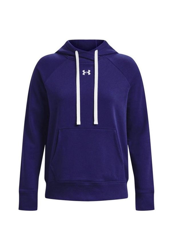 Under Armour - Bluza Z Kapturem Damska Polar Rival HB. Typ kołnierza: kaptur. Kolor: niebieski. Materiał: polar