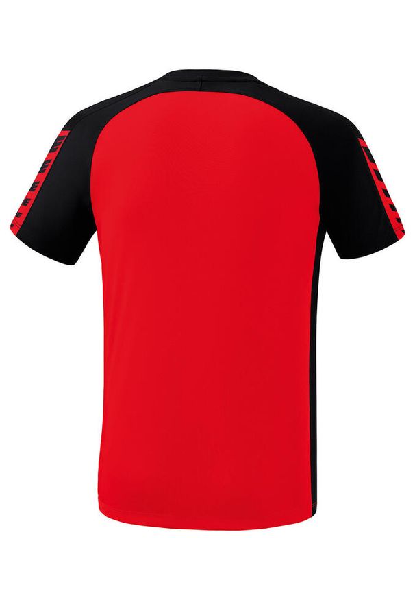 ERIMA - Koszulka dla dzieci Erima Six Wings. Kolor: wielokolorowy, czarny, czerwony. Materiał: materiał, prążkowany. Sport: piłka nożna