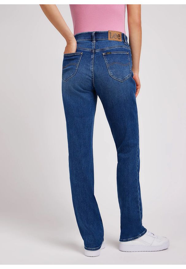 Lee - DAMSKIE SPODNIE LEE ULC STRAIGHT COBALT SHEEN 112350786