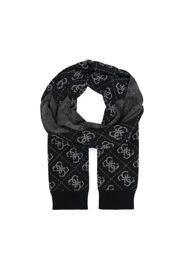 Guess Szalik AM9468 POL03 Czarny. Kolor: czarny. Materiał: materiał