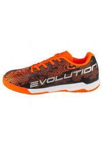 Joma - Skórzane Buty Piłkarskie Evolution Dla Dzieci. Kolor: pomarańczowy, wielokolorowy, żółty. Materiał: skóra. Sport: piłka nożna