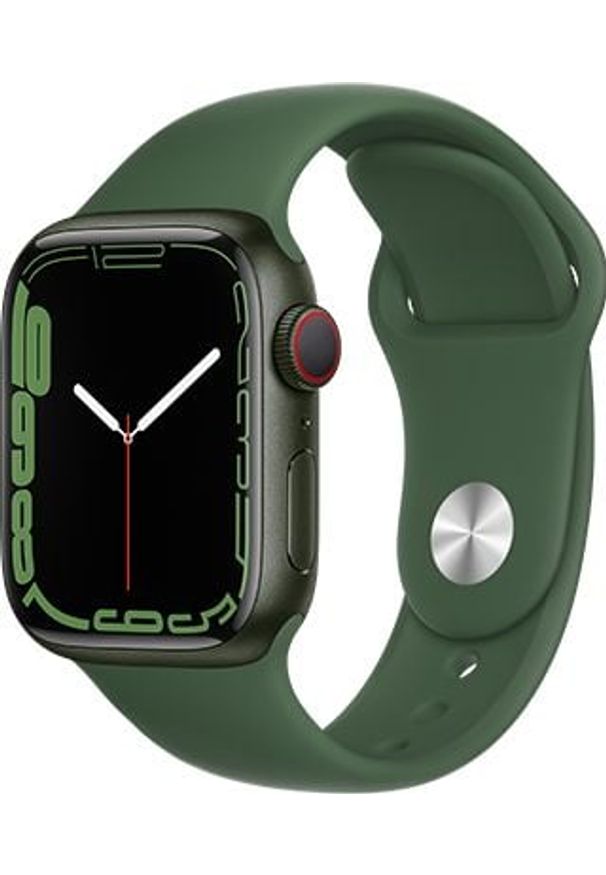 APPLE - Smartwatch Apple Watch 7 GPS + Cellular 41mm Zielony (MKHT3WB/A). Rodzaj zegarka: smartwatch. Kolor: zielony