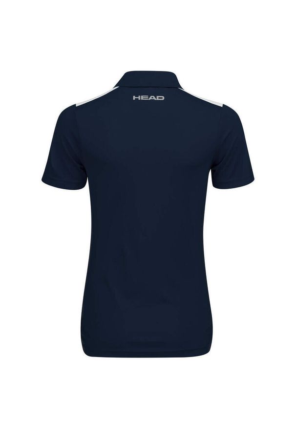Head - Koszulka polo damska CLUB 22 Tech. Typ kołnierza: polo. Kolor: niebieski, wielokolorowy, czarny. Materiał: poliester, materiał. Sport: tenis