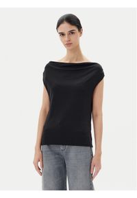 JDY Bluzka Ester 15351679 Czarny Regular Fit. Kolor: czarny. Materiał: syntetyk
