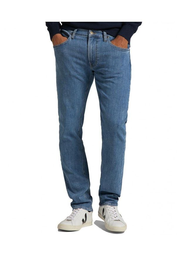Lee - LEE DAREN ZIP FLY MĘSKIE SPODNIE JEANSOWE JEANSY LIGHT STONE L707NL66 112118291