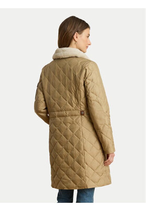 Lauren Ralph Lauren - LAUREN RALPH LAUREN Kurtka puchowa 297P04107001 Beżowy Regular Fit. Kolor: beżowy. Materiał: syntetyk