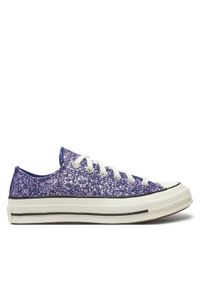 Converse Trampki Chuck 70 Glitter A11134C Granatowy. Kolor: niebieski. Materiał: materiał #1