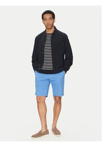 TOMMY HILFIGER - Tommy Hilfiger Kurtka bomber MW0MW36665 Granatowy Regular Fit. Kolor: niebieski. Materiał: syntetyk