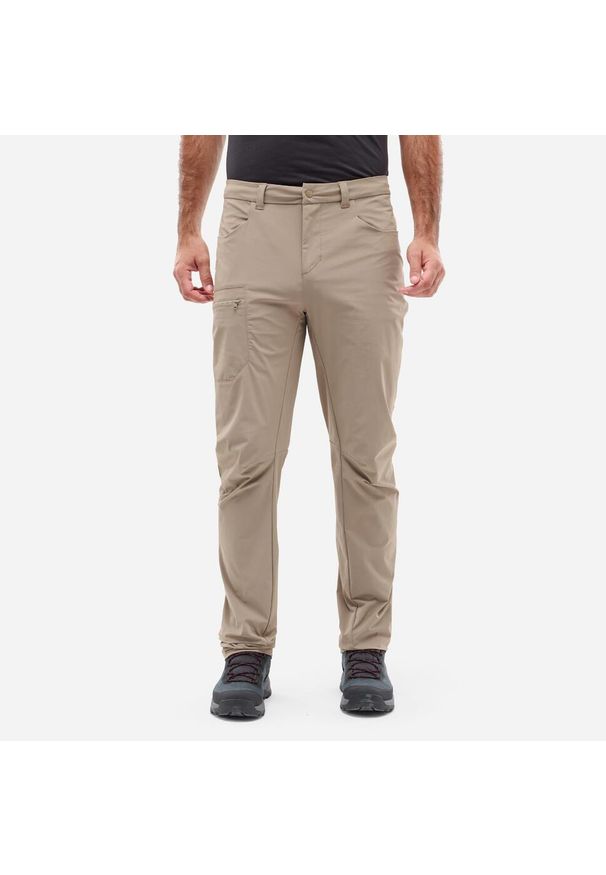 Spodnie trekkingowe męskie Millet Ubic Stretch Pant M regular fit. Kolor: beżowy