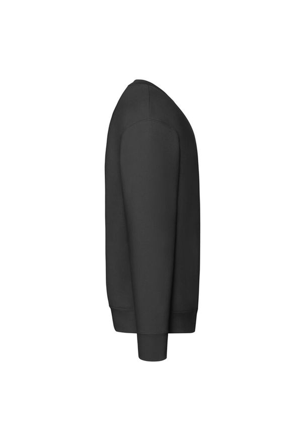 FRUIT OF THE LOOM - Męska Bluza Rozpinana Premium. Kolor: czarny