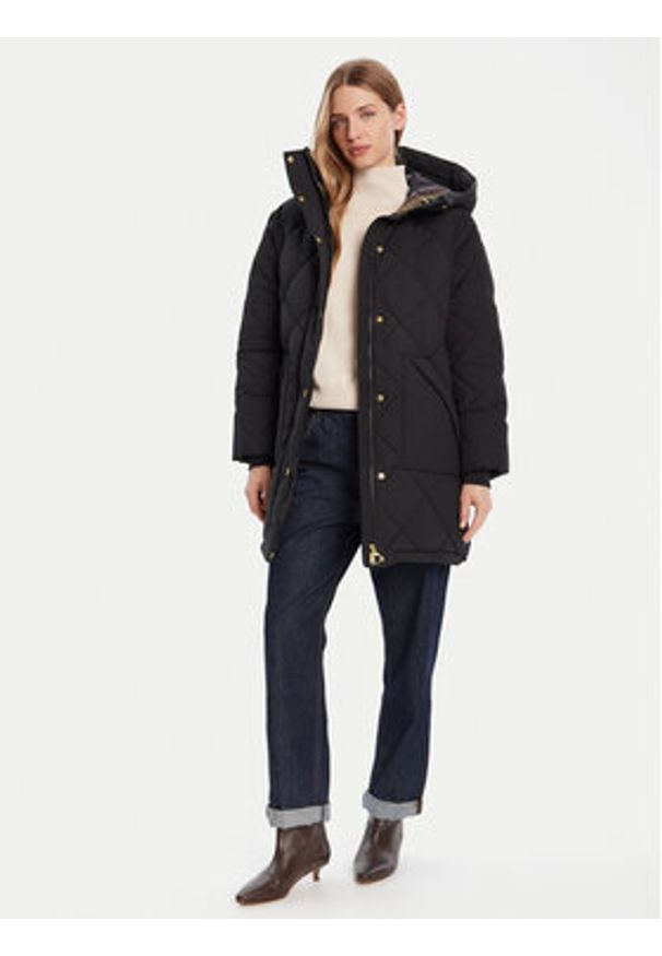 Barbour Kurtka zimowa Kailyn LQU1843BK11 Czarny Regular Fit. Kolor: czarny. Materiał: syntetyk. Sezon: zima