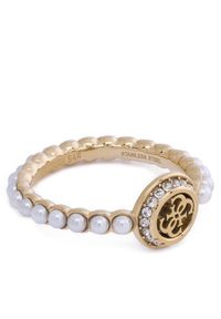 Guess Pierścionek JUBR05 522JW Złoty. Materiał: metalowe. Kolor: złoty