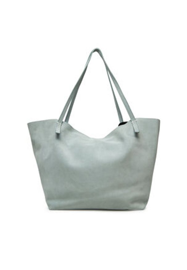 Patrizia Pepe Torebka 2B0130/L153 Turkusowy. Kolor: turkusowy. Materiał: zamszowe, skórzane