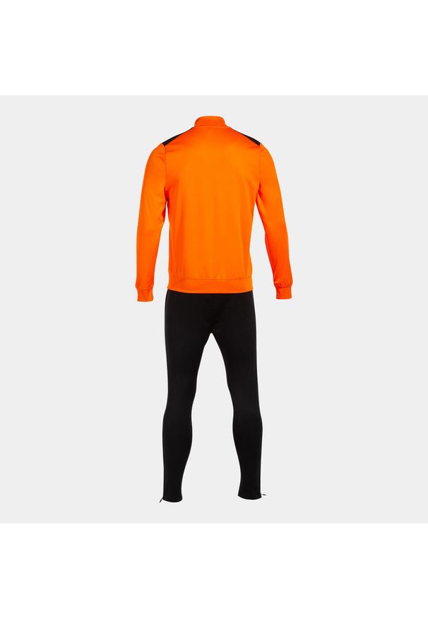 Dres Joma Championship VII. Kolor: wielokolorowy, czarny, pomarańczowy. Materiał: dresówka. Sport: piłka nożna, fitness