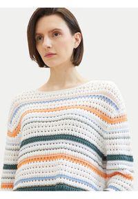 Tom Tailor Sweter 1040352 Kolorowy Loose Fit. Materiał: bawełna. Wzór: kolorowy #3