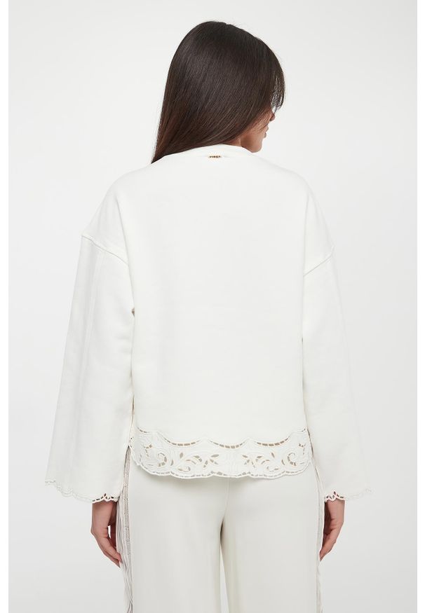 Twinset Milano - Bluza damska z haftem TWINSET. Wzór: haft