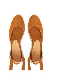 Castañer Espadryle Carina/6/002 021644 Brązowy. Kolor: brązowy. Materiał: materiał #3
