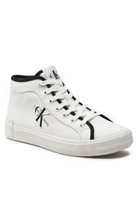 Calvin Klein Jeans Sneakersy Skater Vulcanized High Cs Ml Mr YW0YW01454 Biały. Kolor: biały #3