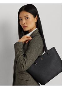 Lauren Ralph Lauren Torebka 431924351001 Czarny. Kolor: czarny. Materiał: skórzane #6