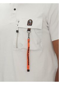 Parajumpers Polo Rescue 25SMPMPORE10 Szary Regular Fit. Typ kołnierza: polo. Kolor: szary. Materiał: bawełna #3