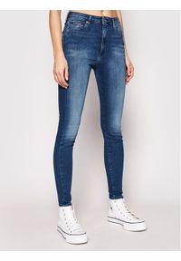 Tommy Jeans Jeansy Sylvia DW0DW09215 Niebieski Super Skinny Fit. Kolor: niebieski