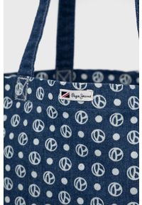 Pepe Jeans torebka WILLY BAG. Kolor: niebieski. Rodzaj torebki: na ramię #3