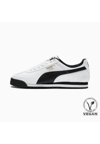 Buty Puma Roma Basic, Mężczyźni. Kolor: biały, wielokolorowy, czarny. Materiał: skóra ekologiczna, materiał. Sport: turystyka piesza