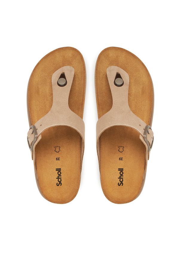 Japonki Scholl. Kolor: brązowy