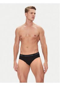 TOMMY HILFIGER - Tommy Hilfiger Komplet 3 par slipów UM0UM03471 Czarny. Kolor: czarny. Materiał: bawełna #3