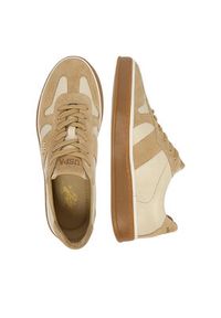 U.S. Polo Assn. Sneakersy EO-HAIRY001W/6LS1 Écru. Kolor: kremowy. Materiał: skóra #6