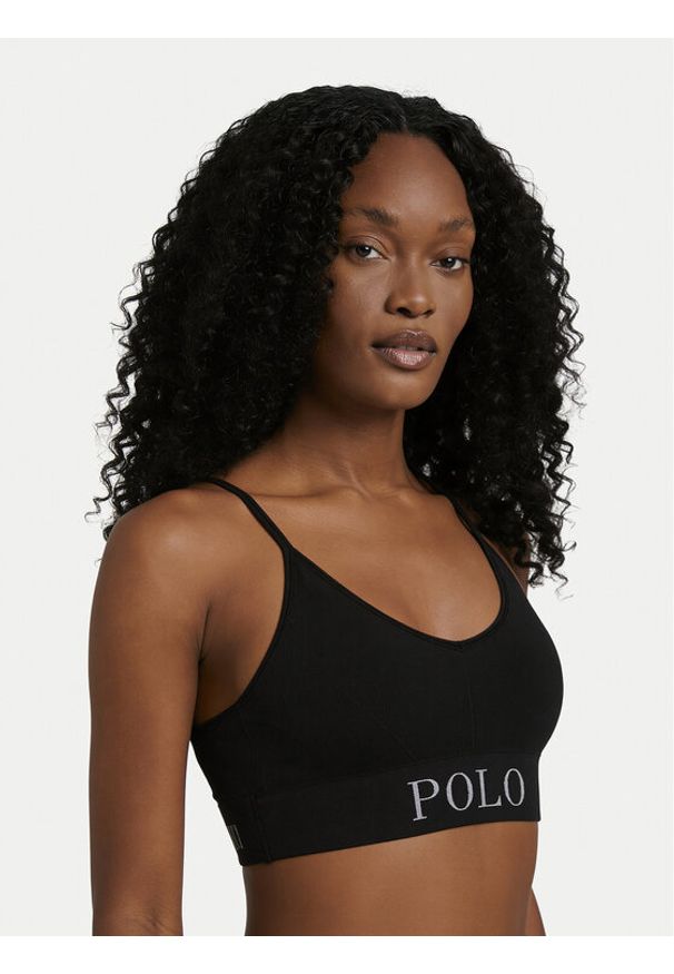 Polo Ralph Lauren Biustonosz top 4P0311 Czarny. Kolor: czarny. Materiał: syntetyk